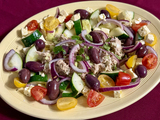 WHAT’S COOKING: Salad Days: Tuna salad with a touch of Greece (or Greek salad with a touch of tuna)